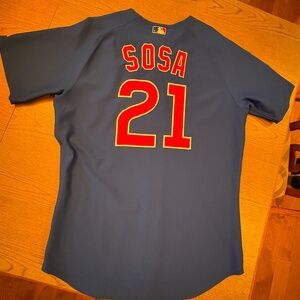 Chicago Cubs Authentic Majestic Athletic Jersey - SOSA 21